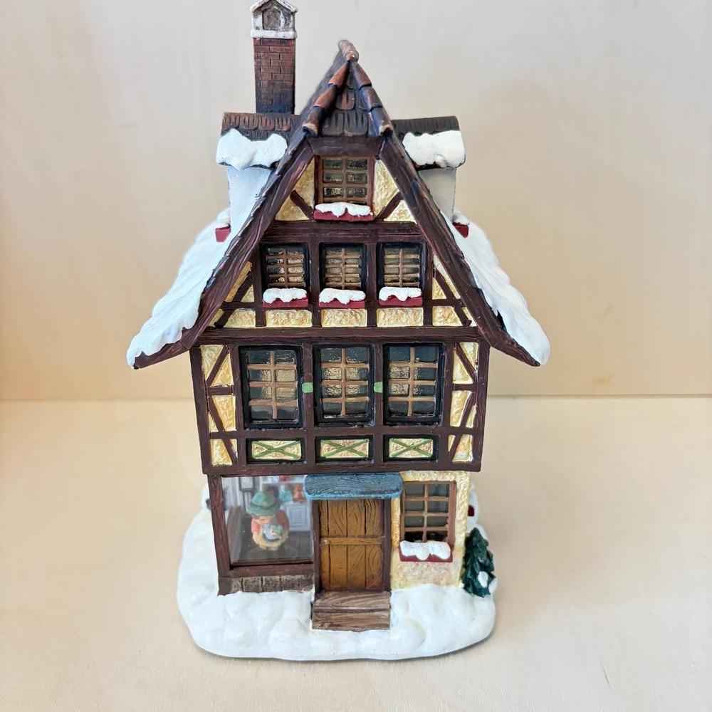 Hawthorne Village Tiny Treasures Toy Shoppe Berta Hummel Vintage Christmas COA